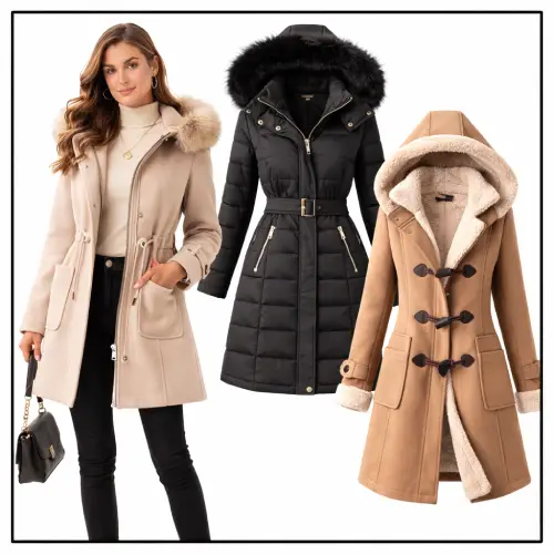 Abrigos con capucha o gorro para mujer en AliExpress México