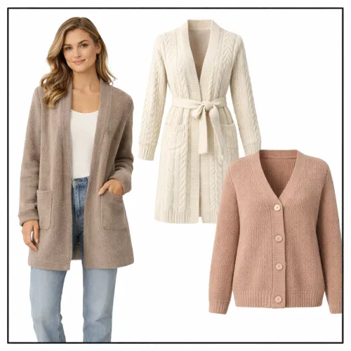 abrigo tejido para mujer en AliExpress México