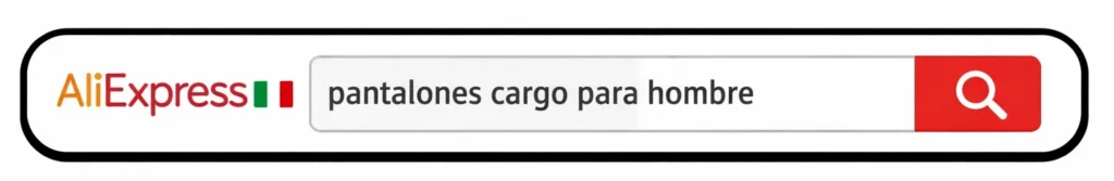 buscar pantalones cargo para hombre en AliExpress México