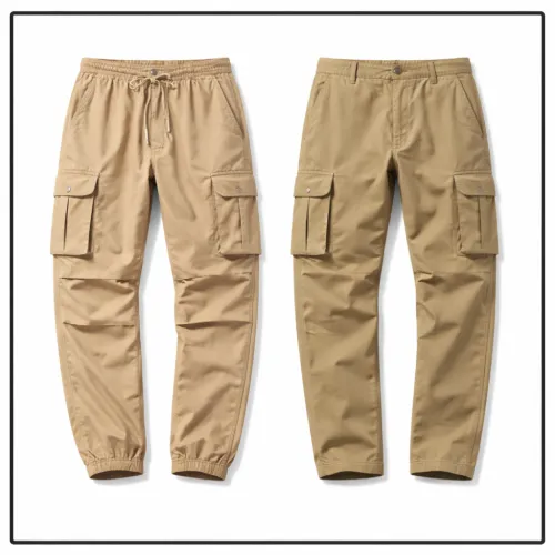 Pantalón cargo beige y color caqui en AliExpress México