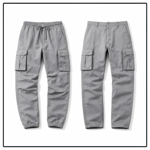 Pantalón cargo gris en AliExpress México