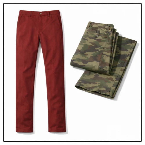 pantalón rojo y de camuflaje para hombre en AliExpress México