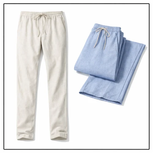 Pantalones de lino para hombre en AliExpress México