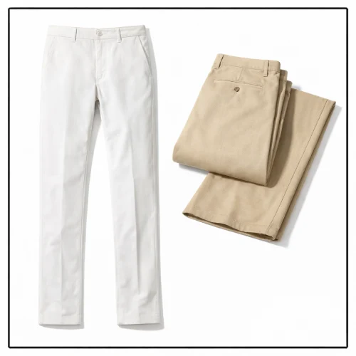 pantalón blanco y beige para hombre en AliExpress México
