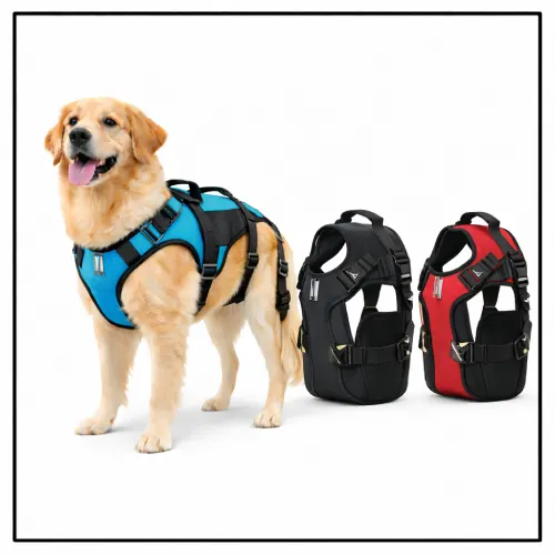 Arnés cómodo, completo y doble para perros en AliExpress México