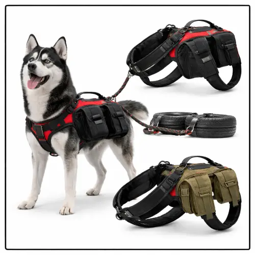 Arnés de tiro, arrastre y con peso para perros activos en AliExpress México