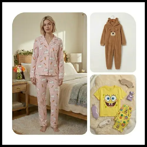 Pijama de conejo mujer, pijama de oso mujer y pijama bob esponja mujer en AliExpress México