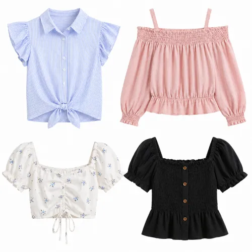 Blusas para niñas de 13 y 14 años en AliExpress México