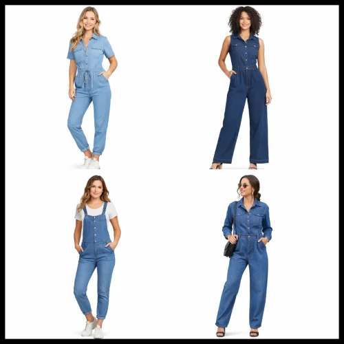 Jumpsuit mezclilla mujer para looks urbanos en AliExpress México