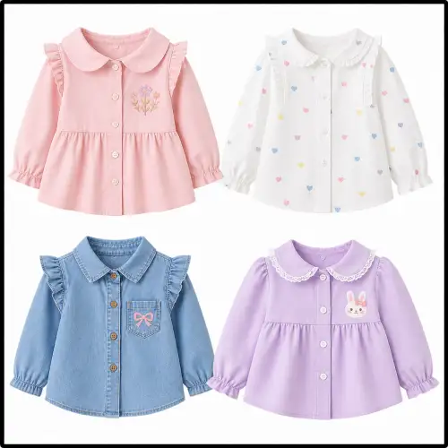 Camisas de bebé niña y estilos infantiles en AliExpress México