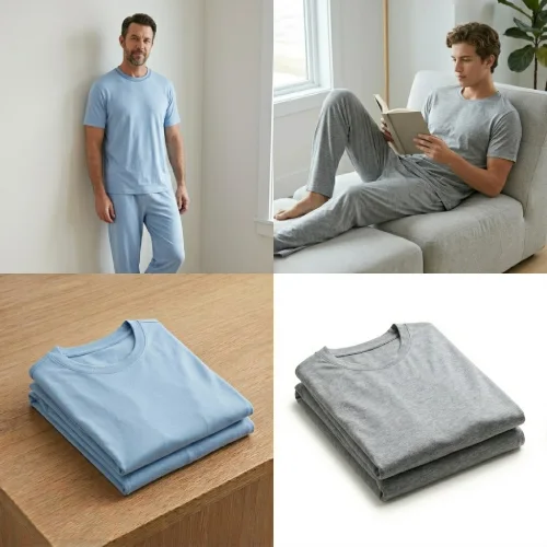 Pijamas para hombre de algodón cómodas y frescas en AliExpress México