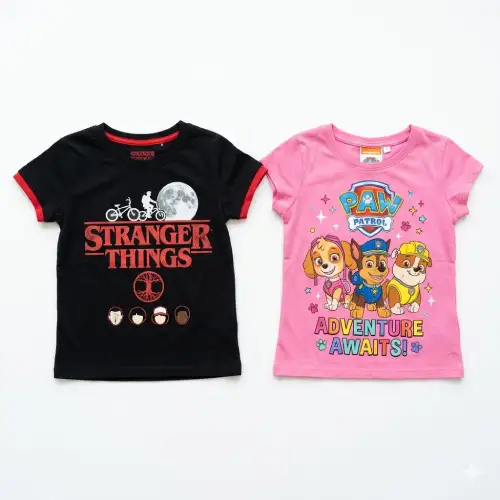 Playeras de Stranger Things y Paw Patrol para niñas en AliExpress México