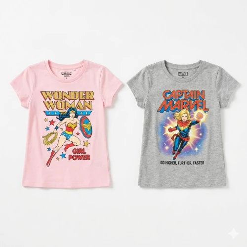 Playeras de superhéroes para niñas en AliExpress México