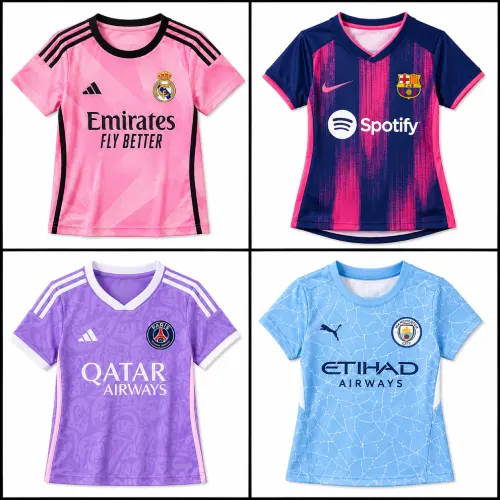 Playeras de fútbol para niñas en AliExpress México