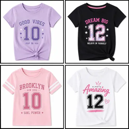Playeras para niñas de 10 y 12 años en AliExpress México