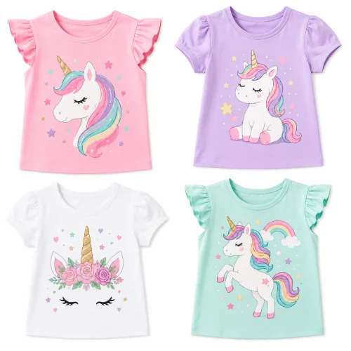 Playeras de unicornio para niñas en AliExpress México