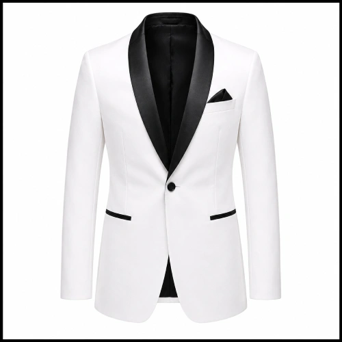 Saco blanco para hombre en AliExpress México