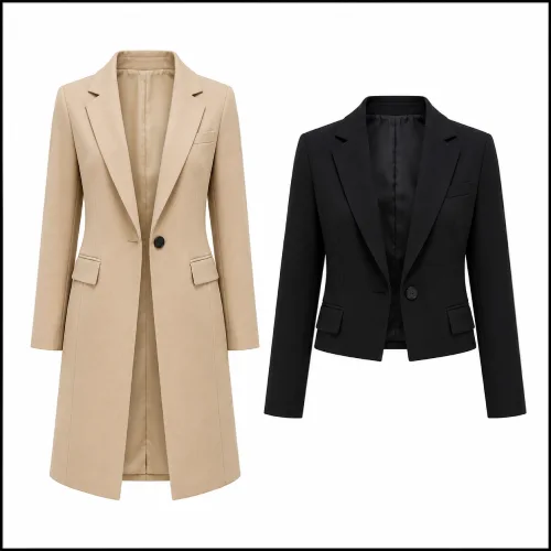 Saco largo y corto para mujer en AliExpress Mexico