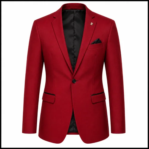 Saco rojo para hombre en AliExpress México